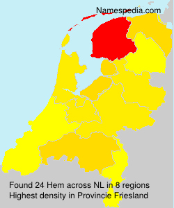 Surname Hem in Netherlands Surname Hem in Netherlands