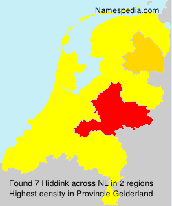 Surname Hiddink in Netherlands Surname Hiddink in Netherlands