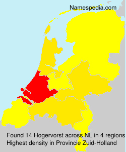 Surname Hogervorst in Netherlands Surname Hogervorst in Netherlands