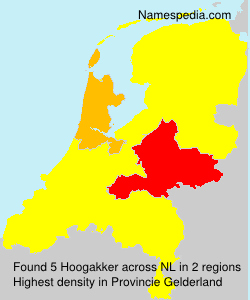 Surname Hoogakker in Netherlands Surname Hoogakker in Netherlands