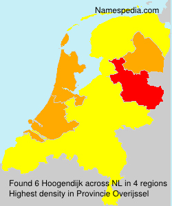 Surname Hoogendijk in Netherlands Surname Hoogendijk in Netherlands