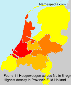 Surname Hoogeweegen in Netherlands Surname Hoogeweegen in Netherlands