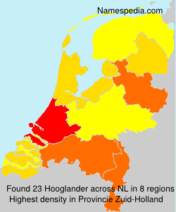 Surname Hooglander in Netherlands Surname Hooglander in Netherlands