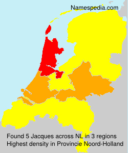 Surname Jacques in Netherlands Surname Jacques in Netherlands