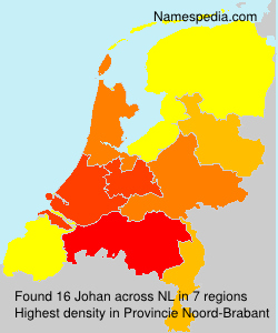 Surname Johan in Netherlands