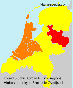 Surname Jokic in Netherlands