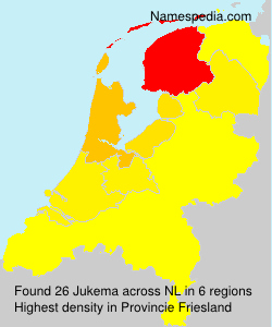 Surname Jukema in Netherlands Surname Jukema in Netherlands