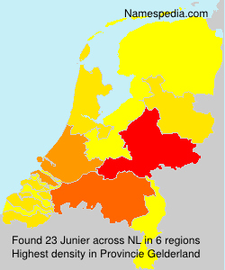 Surname Junier in Netherlands Surname Junier in Netherlands