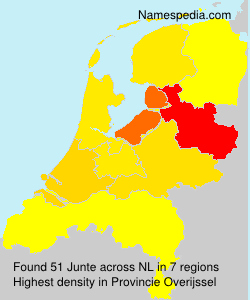 Surname Junte in Netherlands Surname Junte in Netherlands