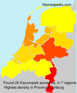 Surname Kaczmarek in Netherlands Surname Kaczmarek in Netherlands