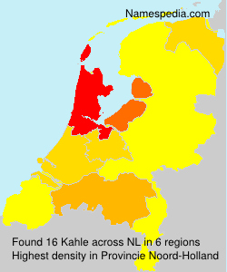 Surname Kahle in Netherlands