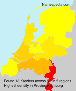 Surname Kanders in Netherlands Surname Kanders in Netherlands