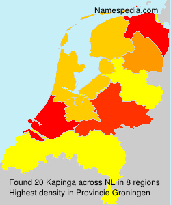 Surname Kapinga in Netherlands Surname Kapinga in Netherlands