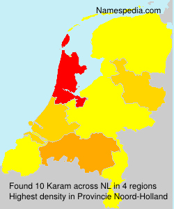 Surname Karam in Netherlands Surname Karam in Netherlands