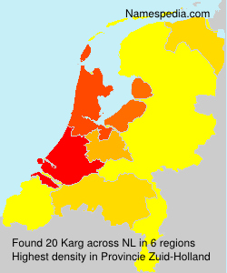 Surname Karg in Netherlands