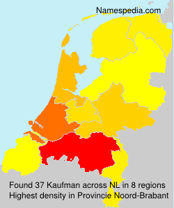 Surname Kaufman in Netherlands