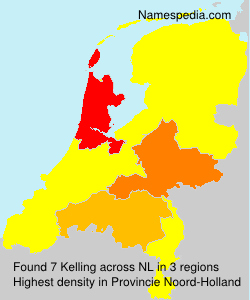 Surname Kelling in Netherlands Surname Kelling in Netherlands