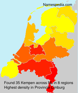 Surname Kempen in Netherlands Surname Kempen in Netherlands