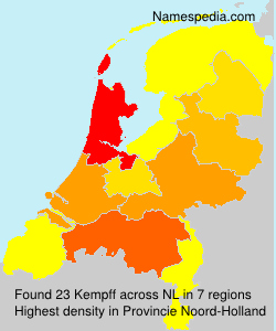 Surname Kempff in Netherlands Surname Kempff in Netherlands