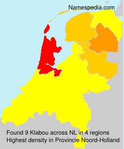 Surname Klabou in Netherlands Surname Klabou in Netherlands