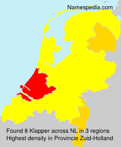 Surname Klapper in Netherlands Surname Klapper in Netherlands