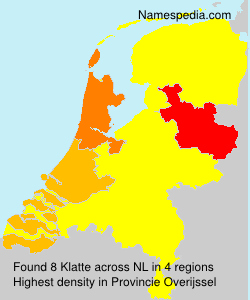Surname Klatte in Netherlands Surname Klatte in Netherlands