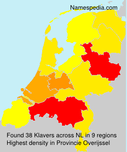 Surname Klavers in Netherlands Surname Klavers in Netherlands