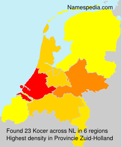 Surname Kocer in Netherlands Surname Kocer in Netherlands