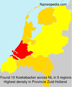 Surname Koekebacker in Netherlands Surname Koekebacker in Netherlands