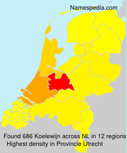 Surname Koelewijn in Netherlands Surname Koelewijn in Netherlands