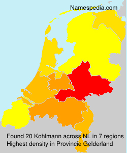 Surname Kohlmann in Netherlands Surname Kohlmann in Netherlands
