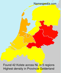Surname Kolste in Netherlands Surname Kolste in Netherlands