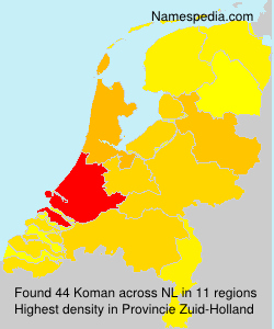 Surname Koman in Netherlands Surname Koman in Netherlands
