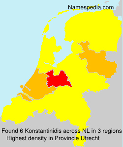 Surname Konstantinidis in Netherlands