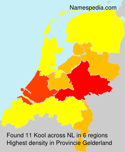 Surname Kool in Netherlands Surname Kool in Netherlands