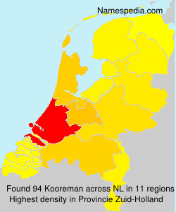 Surname Kooreman in Netherlands