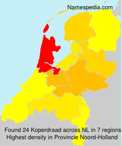 Surname Koperdraad in Netherlands Surname Koperdraad in Netherlands