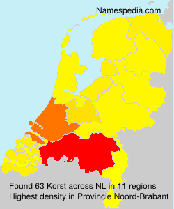 Surname Korst in Netherlands Surname Korst in Netherlands