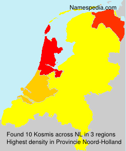 Surname Kosmis in Netherlands