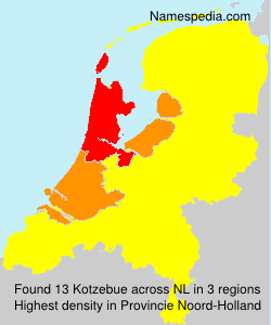 Surname Kotzebue in Netherlands Surname Kotzebue in Netherlands