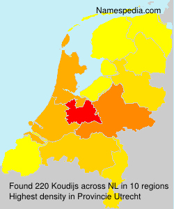 Surname Koudijs in Netherlands Surname Koudijs in Netherlands