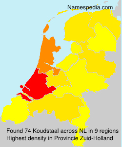 Surname Koudstaal in Netherlands Surname Koudstaal in Netherlands