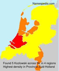 Surname Kozlowski in Netherlands Surname Kozlowski in Netherlands