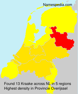 Surname Kraake in Netherlands Surname Kraake in Netherlands
