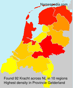 Surname Kracht in Netherlands Surname Kracht in Netherlands