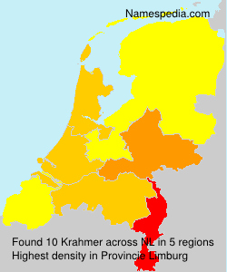 Surname Krahmer in Netherlands Surname Krahmer in Netherlands