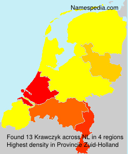 Surname Krawczyk in Netherlands Surname Krawczyk in Netherlands