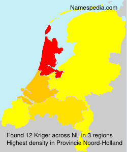 Surname Kriger in Netherlands Surname Kriger in Netherlands