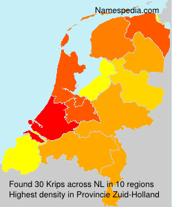 Surname Krips in Netherlands Surname Krips in Netherlands