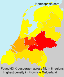 Surname Kroesbergen in Netherlands Surname Kroesbergen in Netherlands